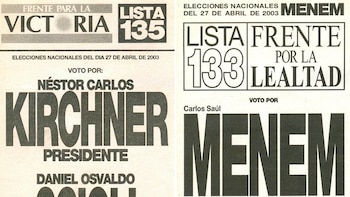 Carlos Menem declinó su participación