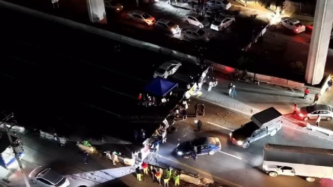 Manifestación autopista México-Toluca Lerma Edomex madres buscadoras (especial)