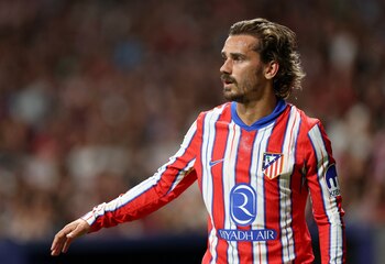 El delantero del Atlético de