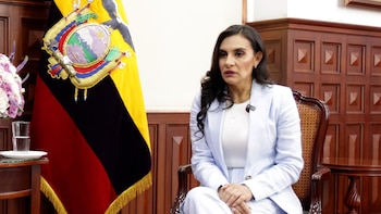 La vicepresidenta de Ecuador fue
