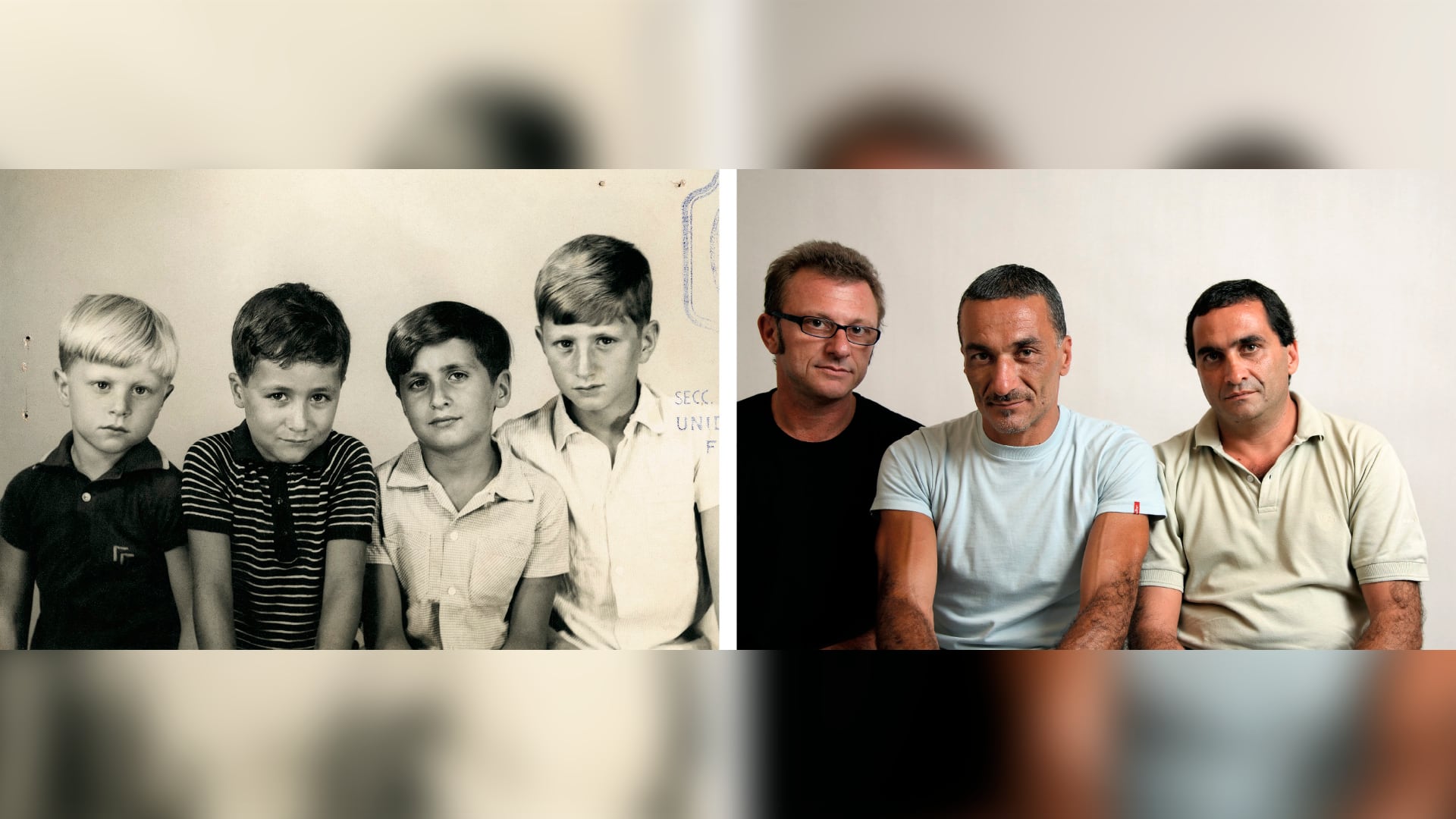 De izquierda a derecha: Gustavo, Guillermo, Diego y Eduardo Germano. Eduardo fue secuestrado el 17 diciembre de 1976 en Rosario (Ausencias - Gustavo Germano)