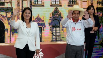 Fujimori y Castillo en el