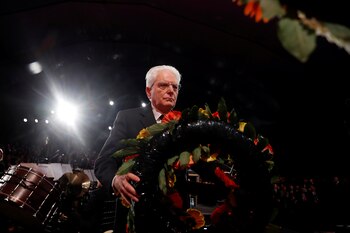 El presidente italiano, Sergio Mattarella. Foto: Ronen Zvulun/REUTERS