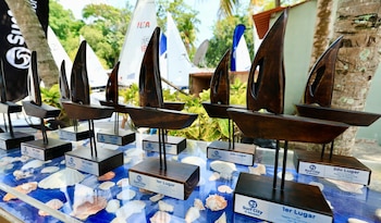 Los organizadores tienen todo listo para premiar a los ganadores de este evento internacional. /(INDES)