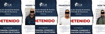 Policías detenidos en Zacatecas por