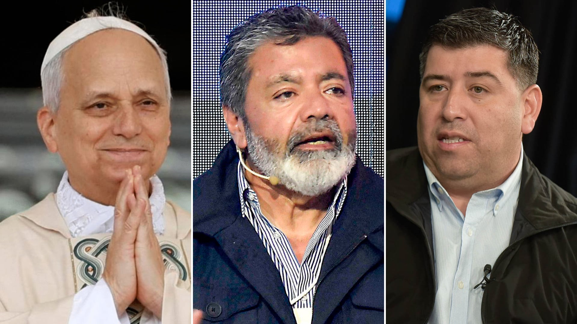 El Papa León XIV, Gerardo Martínez y Cristian Jerónimo