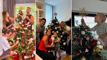 Los famosos armaron sus arbolitos de Navidad: decoración en familia, adornos y canciones festivas