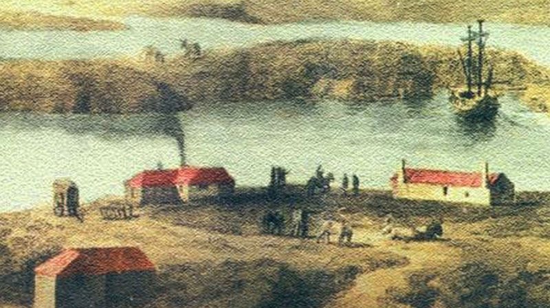 Solo un caserío. Así se veían las islas Malvinas en los tiempos de la usurpación