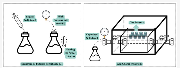 Sistema usado por el dispositivo eléctrico que identifica las sustancias que hay en el aire. (MDPI)