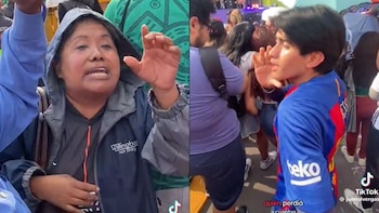 Captan pelea entre señora y un joven en el Fan Fest del Zócalo por Messi: video se hace viral