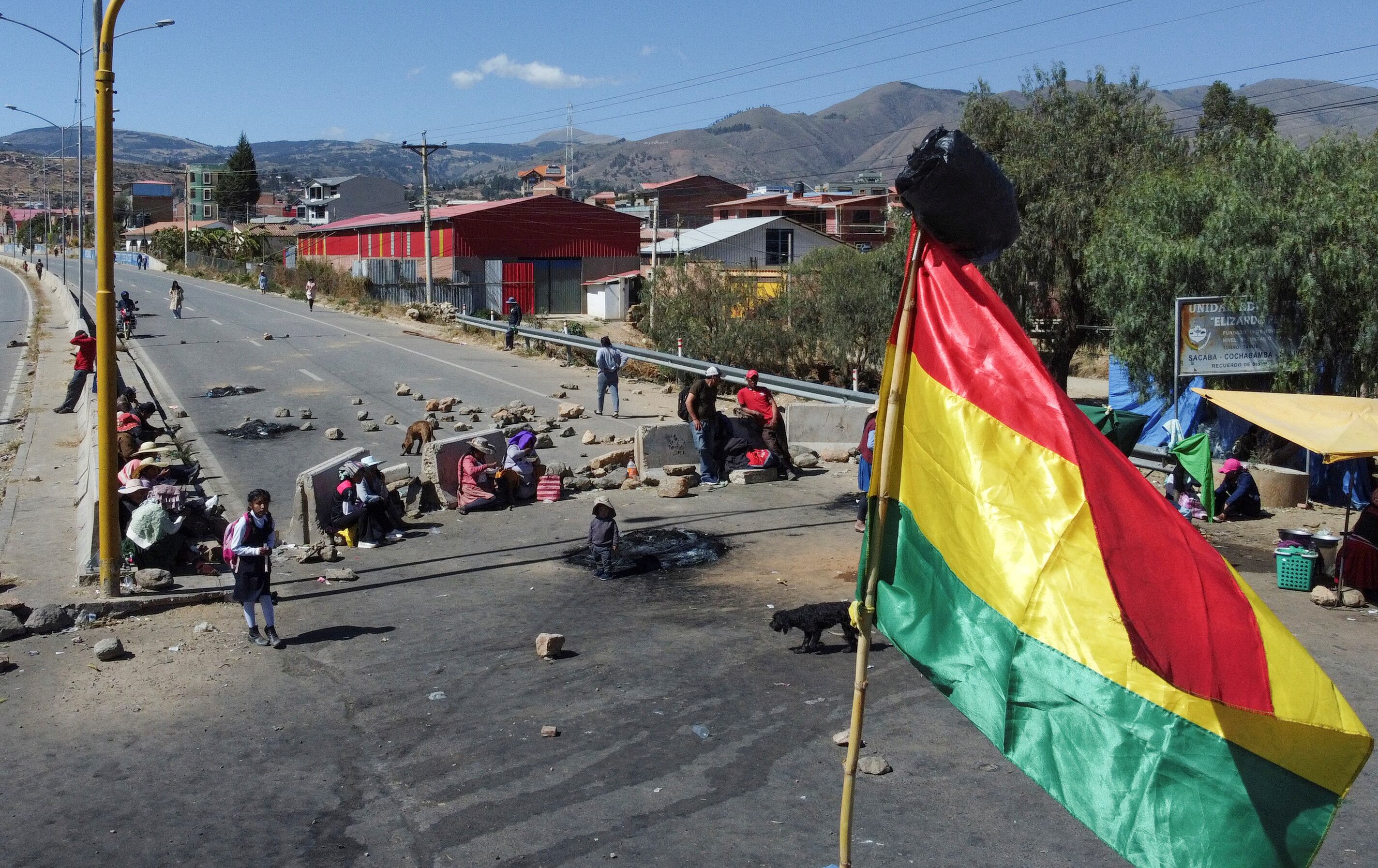 La canciller Celinda Sosa solicitó el envío de una misión de observación internacional y denunció que los bloqueos encabezados por simpatizantes del ex presidente han provocado muertes y agravado la crisis institucional (REUTERS/Claudia Morales)