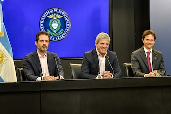 Luis Caputo - conferencia de prensa
