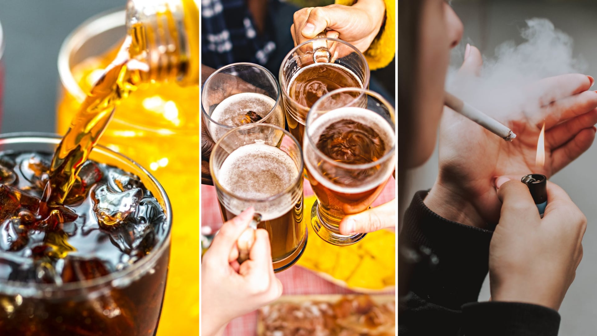 La recaudación en productos como la cerveza, alcohol y cigarros estuvo 8.1% por encima del monto previsto en el presupuesto, según los datos de Hacienda. Foto: Composición Infobae