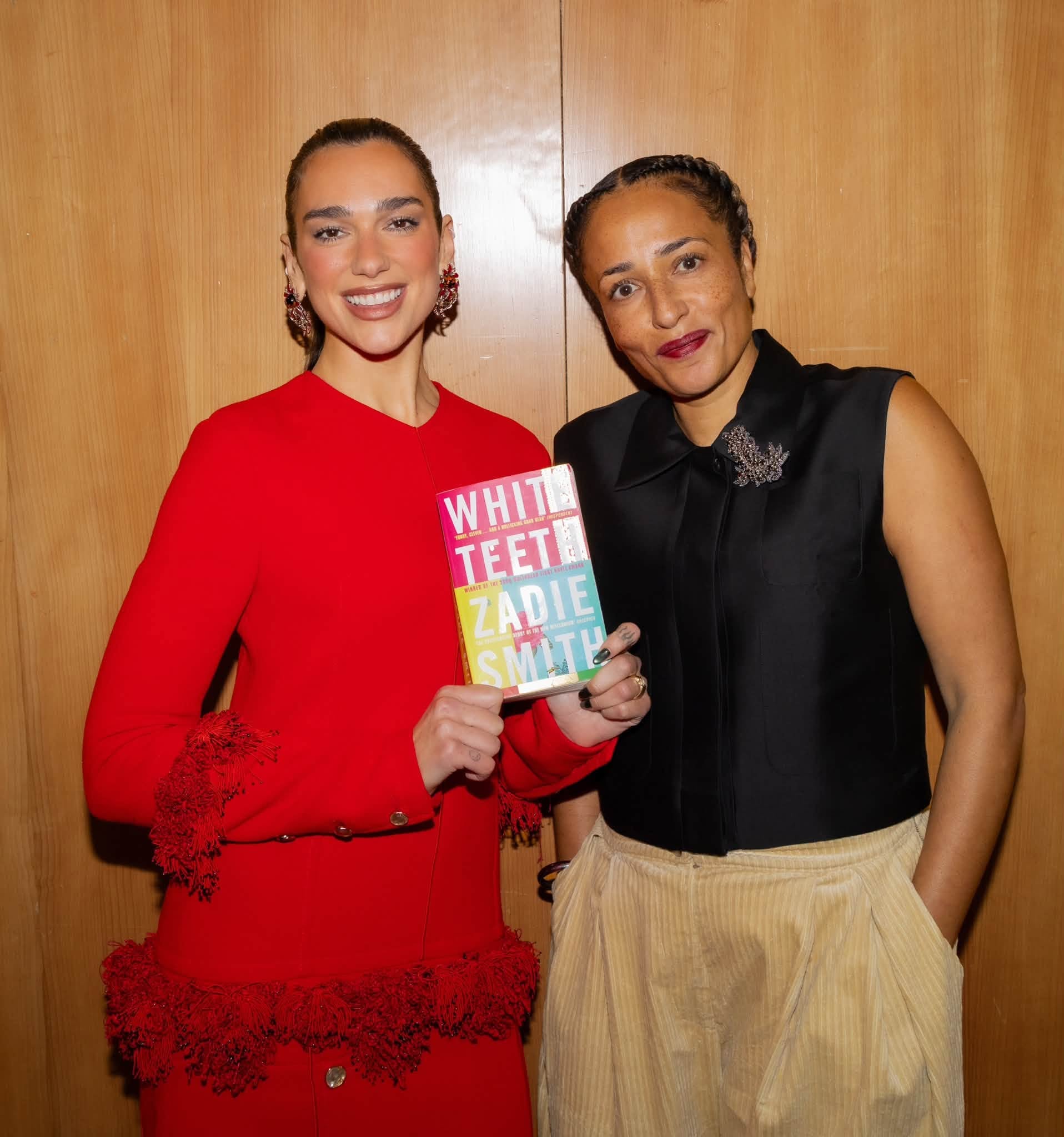 Dua Lipa con Zadie Smith (Dua Lipa Instagram)