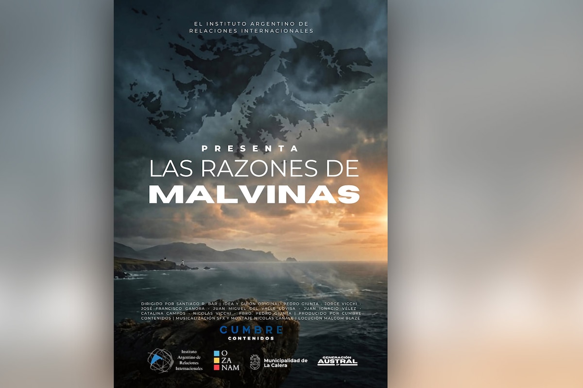 Documentary filmmaker discussing the historical evidence of the Malvinas Islands Dispute