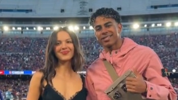 Olivia Rodrigo y Lamine Yamal revolucionan el Clásico con su inesperado momentazo: el gesto que ha incendiado las redes