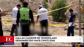 Cieneguilla cadáver encontrado llevaba desaparecido