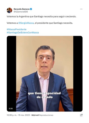 El respaldo a Massa, en