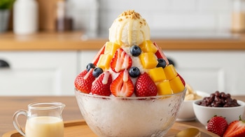 Bingsu coreano: receta refrescante y fácil para preparar en casa