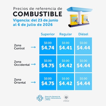 La Dirección General de Energía, Hidrocarburos y Minas confirmó que los precios de referencia de la gasolina y el diésel seguirán estables en todo el país. (Imagen: DGEHMSV)