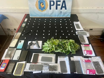 Los policías encontraron una módica