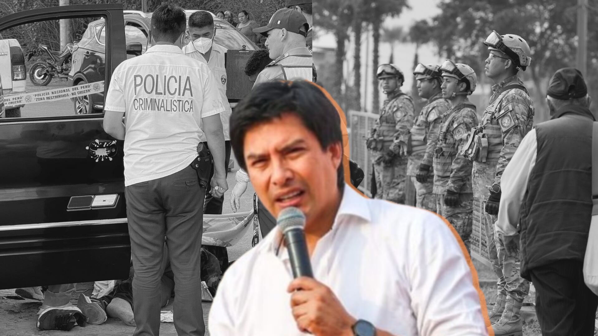 Alcalde de San Juan de Lurigancho, Jesús Maldonado, expresó que el estado de emergencia declarado por el gobierno no ha logrado frenar la delincuencia en la capital. Foto: Composición Infobae Perú