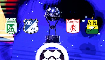 Los cuatro equipos colombianos en