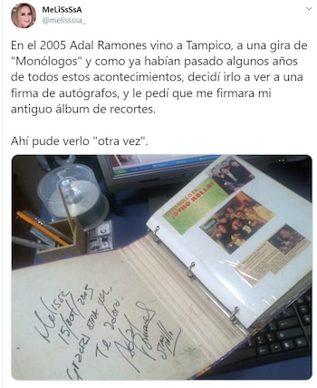 El autógrafo que, ya como