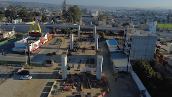 Avanza construcción del distribuidor Santa