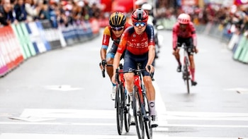 El corredor colombiano estuvo en