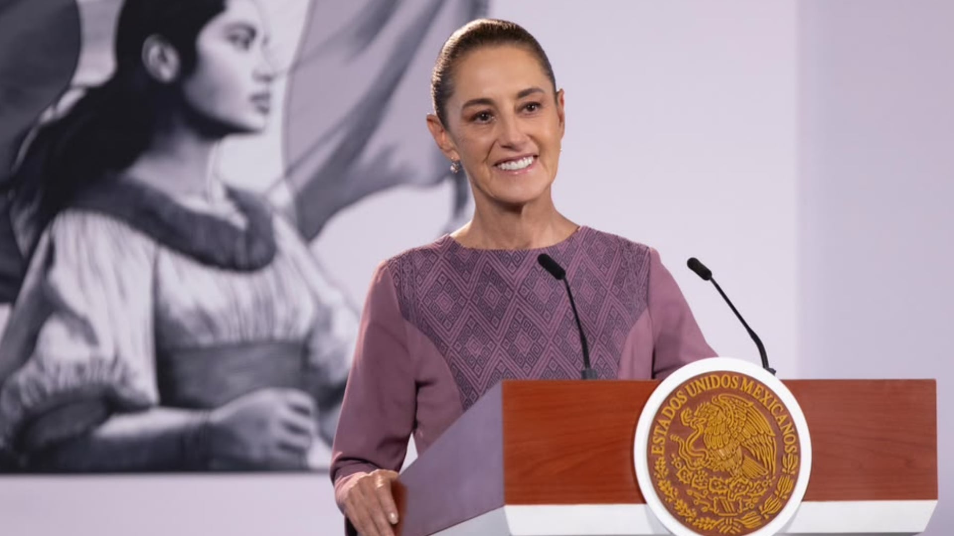 Sheinbaum consideró emotivo el mensaje de AMLO. | Presidencia