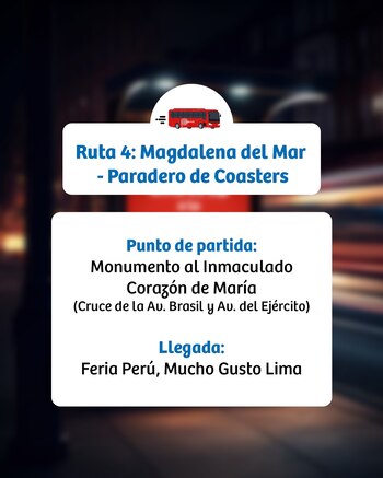 Esta es la ruta Magdalena