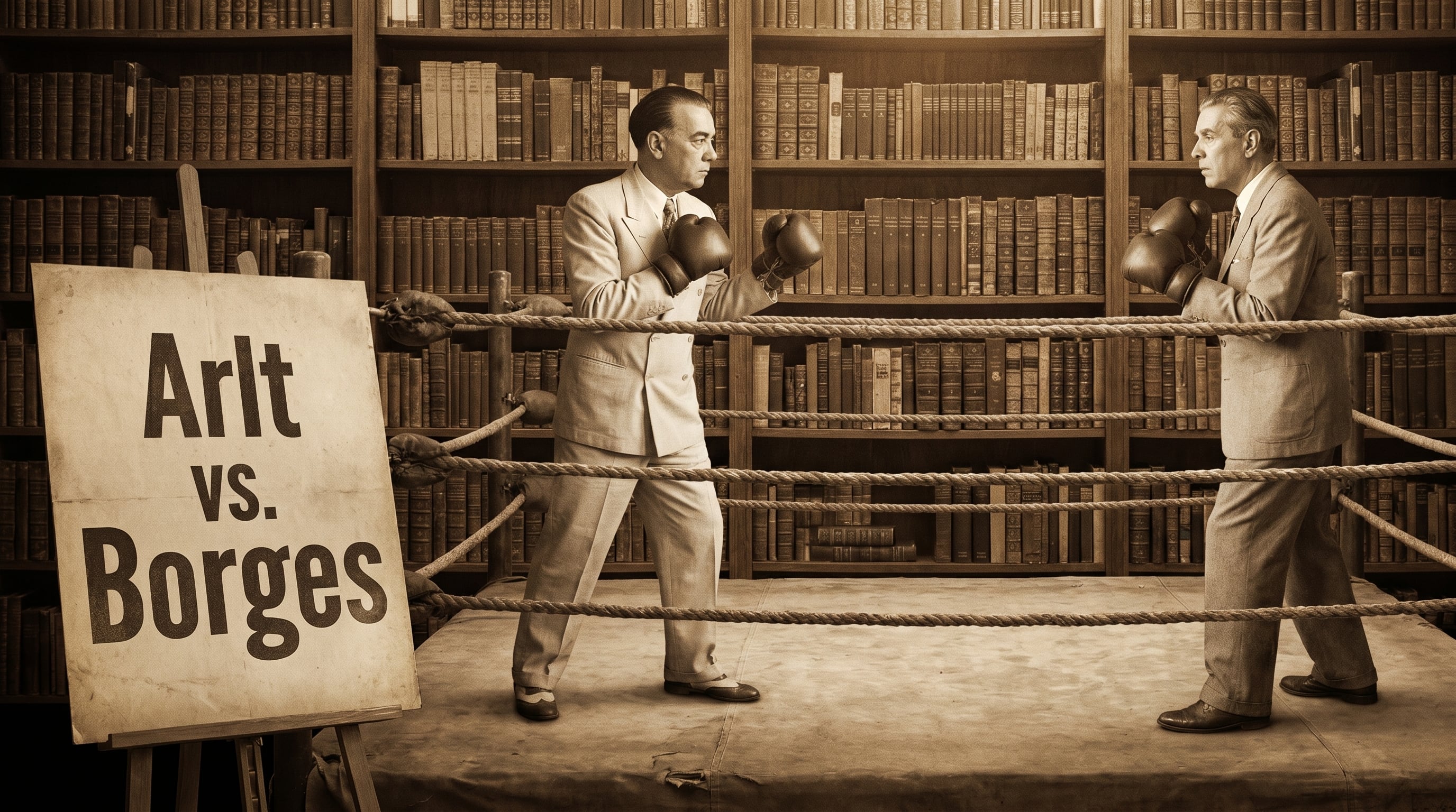 A Roberto Arlt le tocó ser el antagonista de Jorge Luis Borges (Imagen Ilustrativa Infobae)
