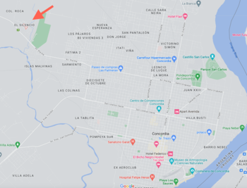 El barrio El Silencio queda