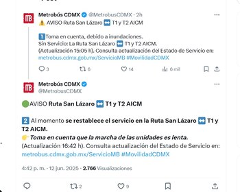(X/ @MetrobusCDMX)