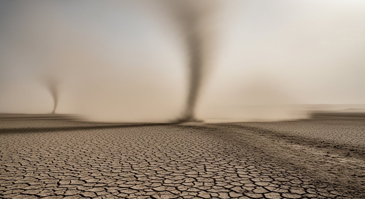 La investigación destaca el impacto del polvo sobre los patrones de precipitación y la planificación para gestionar fenómenos climáticos extremos (Imagen Ilustrativa Infobae)