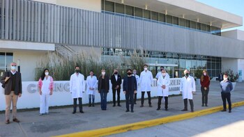Axel Kicillof y Marisa Fassi en Cañuelas