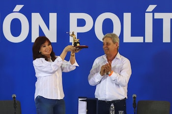 Cristina Kirchner recibió una reconocimiento