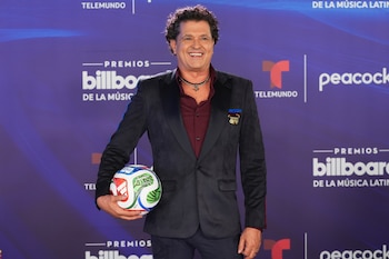 Carlos Vives calificó el beso con Amparo Grisales como sensacional - crédito Marta Lavandier/AP