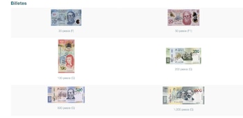 Billetes que circularán en 2021