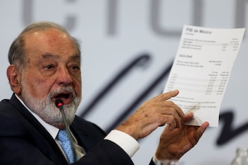 El multimillonario Carlos Slim habló