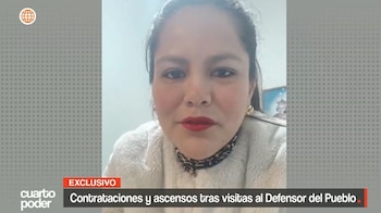 Josué Gutiérrez es cuestionado por presunto favoritismo en la Defensoría: contrataciones y ascensos tras visitas a su despacho. Captura: Cuarto Poder.
