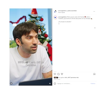 Las pruebas en redes sociales