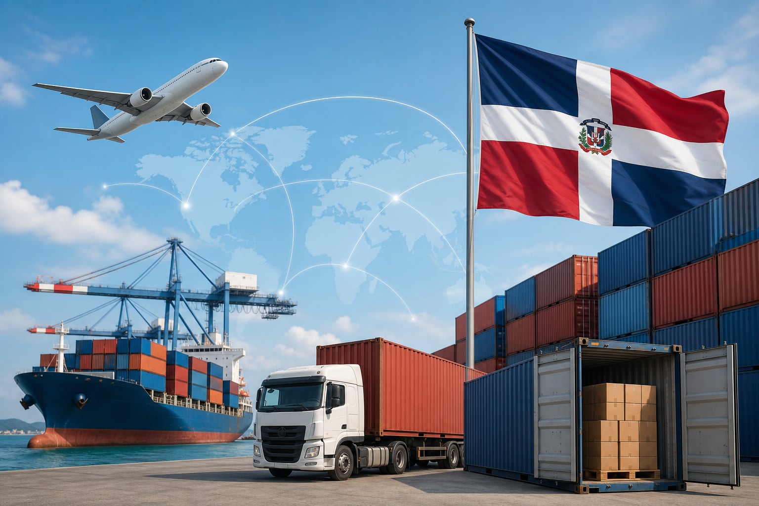 Las exportaciones de República Dominicana alcanzan los 10.563,2 millones de dólares entre enero y agosto, según reporta ProDominicana. (Imagen Ilustrativa Infobae)