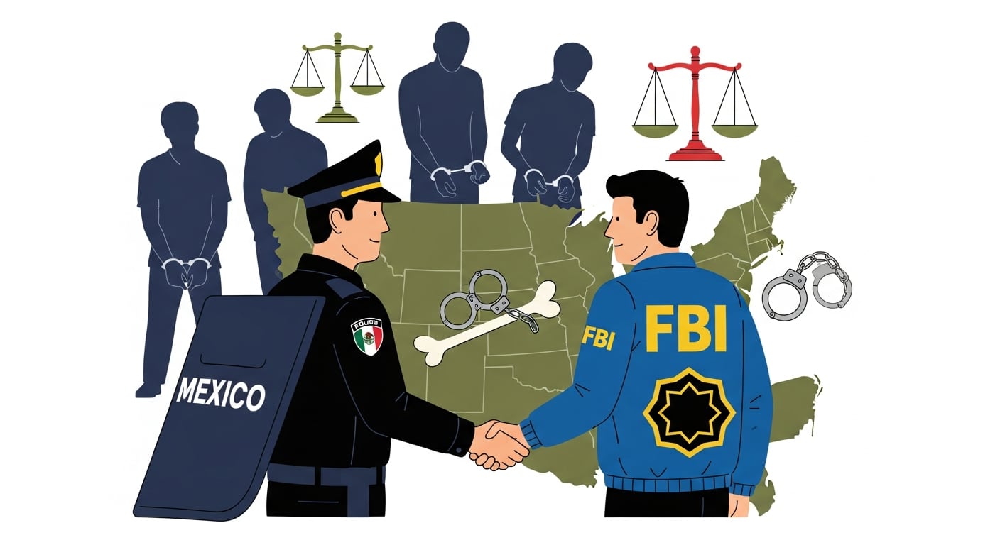 Capturan en Jalisco a dos estadounidenses buscados por el FBI y U.S. Marshals por homicidio y narcotráfico