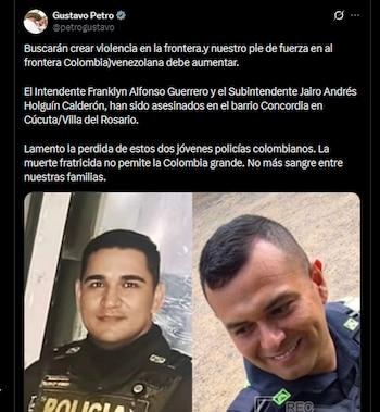 Gustavo Petro lamentó el fallecimiento