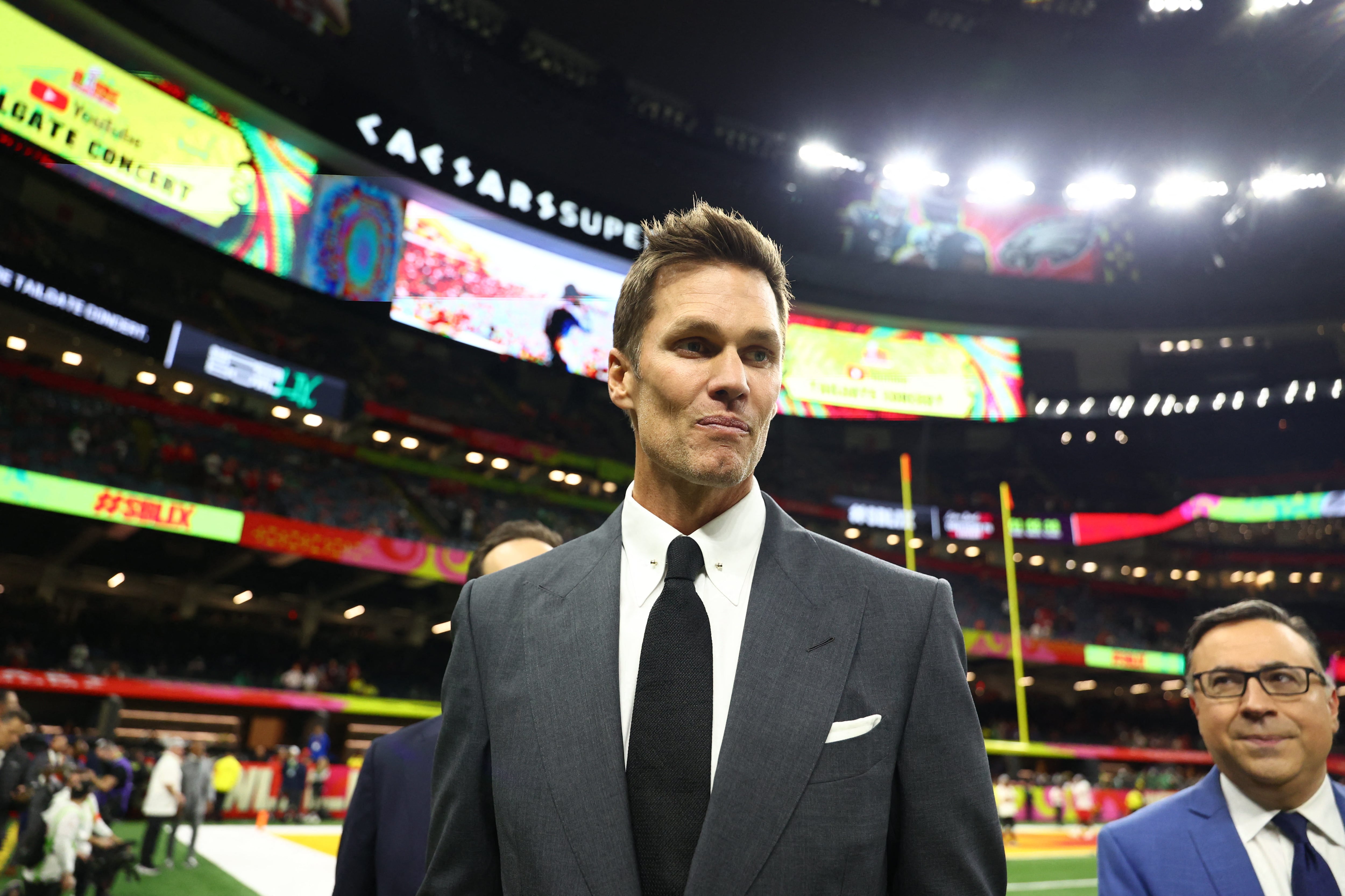 Tom Brady, una leyenda de la NFL (Mark J. Rebilas-Imagn Images)