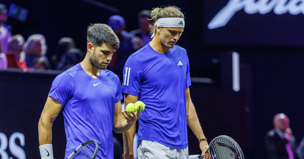 Carlos Alcaraz debuta con derrota en la Laver Cup junto a Zverev - Infobae
