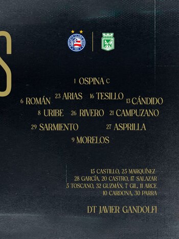 Bahía vs. Atlético Nacional EN VIVO, fecha 3 de la Copa Libertadores 2025: el verde está obligado a ganar en Brasil Bahía vs. Atlético Nacional EN VIVO, fecha 3 de la Copa Libertadores 2025: el verde está obligado a ganar en Brasil
