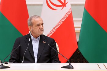 El presidente de Irán, Masud